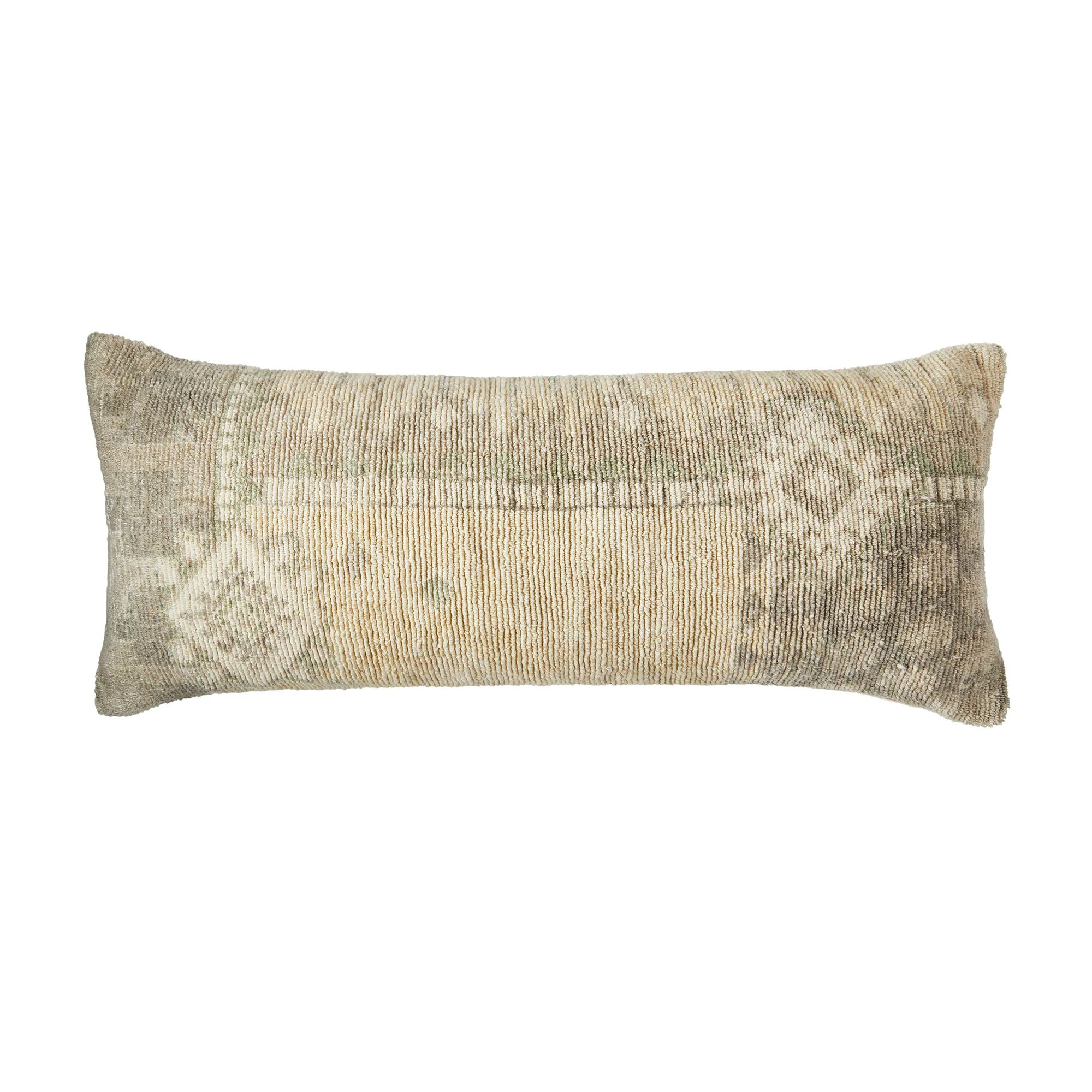 Better Homes & Gardens Sage Persian Patchwork 14" x 36" Pillow by Dave & Jenny Marrs | Walmart (US)