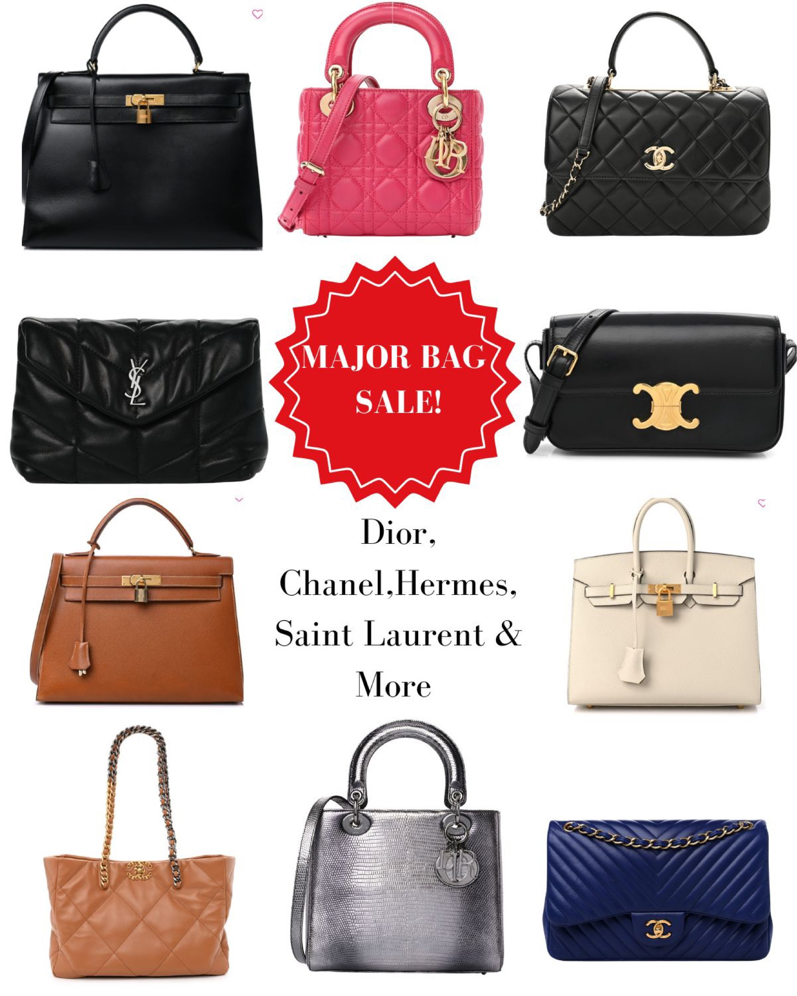 Major Designer bag sale now on including Hermes bags, Dior, Chanel, Fendi, Celine, Saint Laurent bags, shoes & accessories. 

#LTKsalealert #LTKitbag #LTKSale
