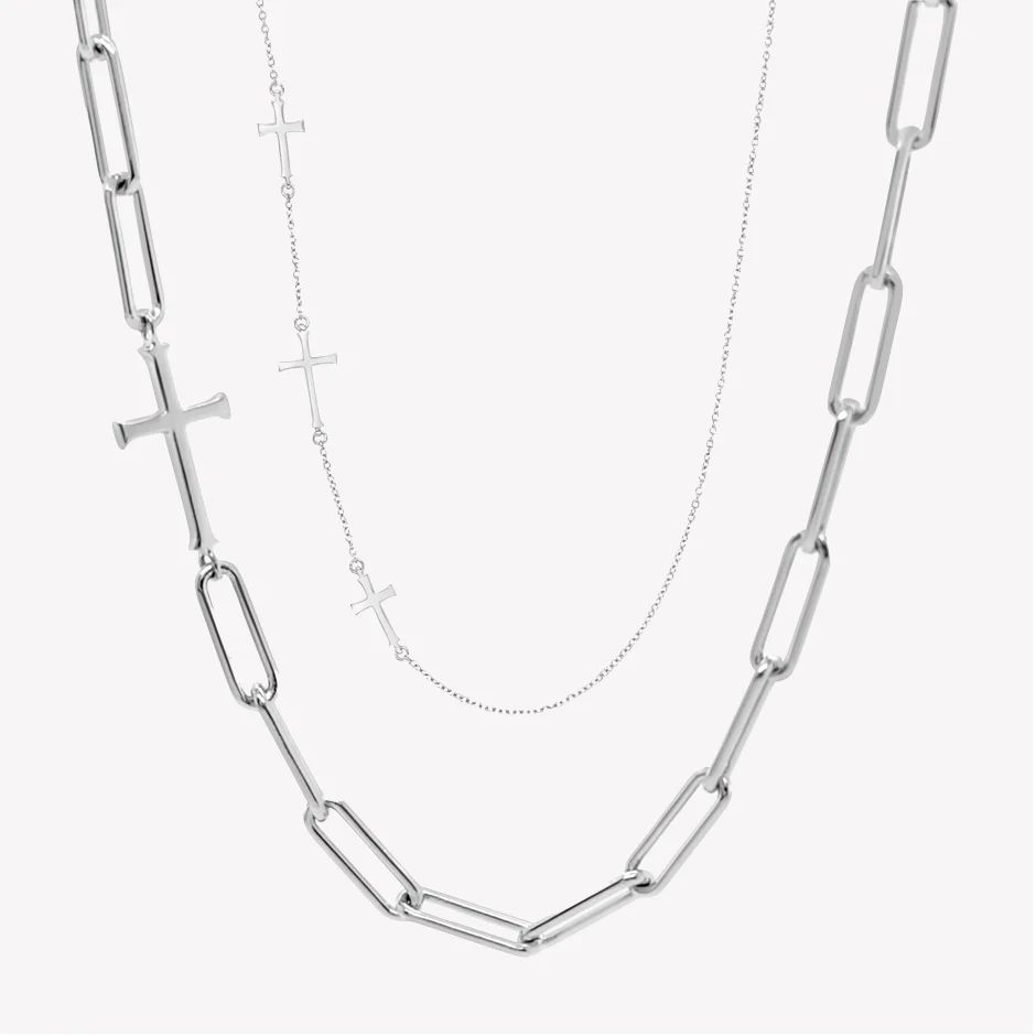 Calvary Cross Necklace Layering Set | Rizen
