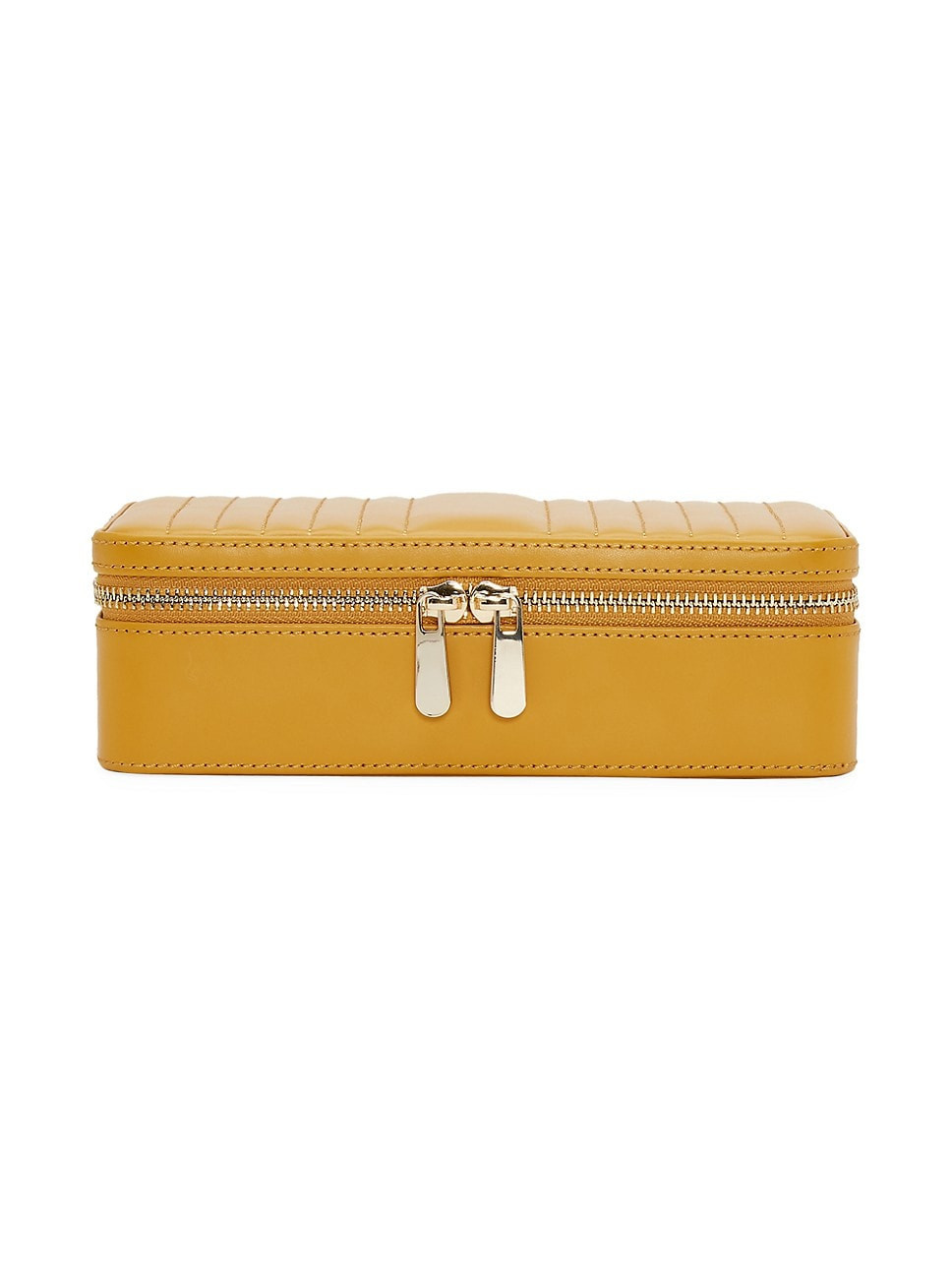 Maria Rectangle Quilted Zip Leather Jewelry Case | Saks Fifth Avenue