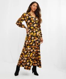 Glorious Golden Leaves Dress | Joe Browns