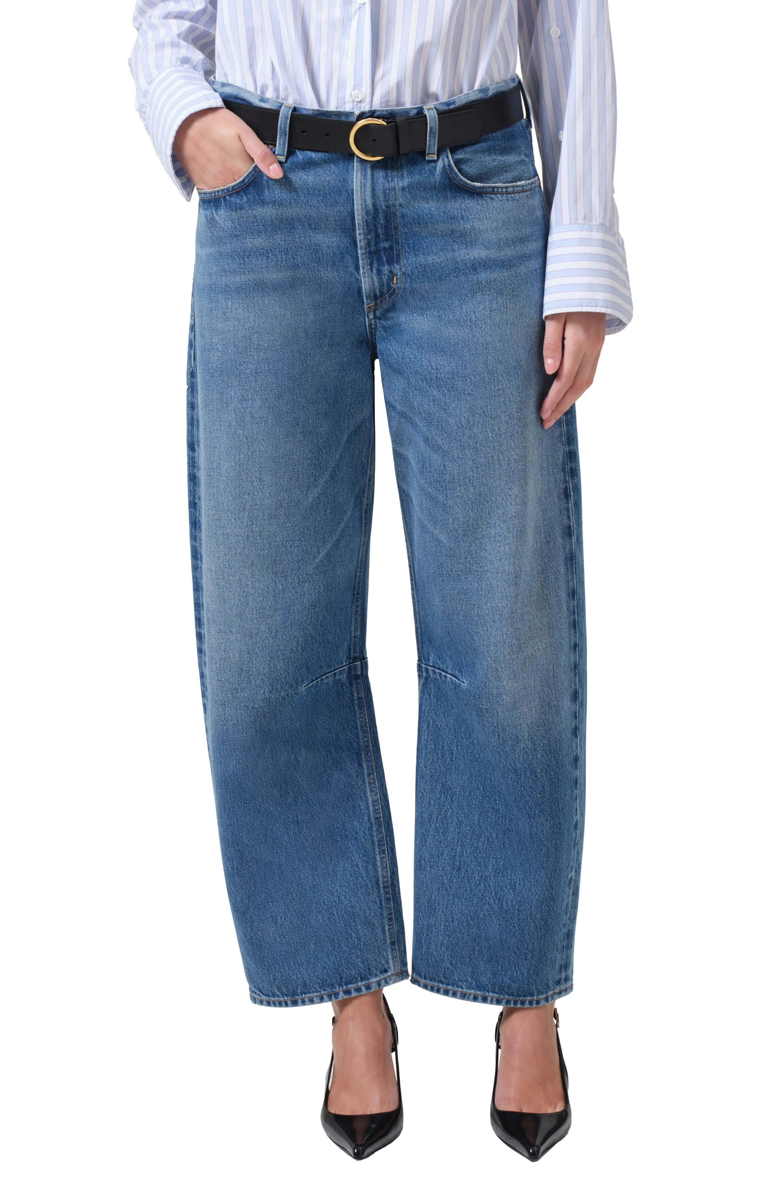 Miro High Waist Barrel Jeans (Women) | Nordstrom | Nordstrom