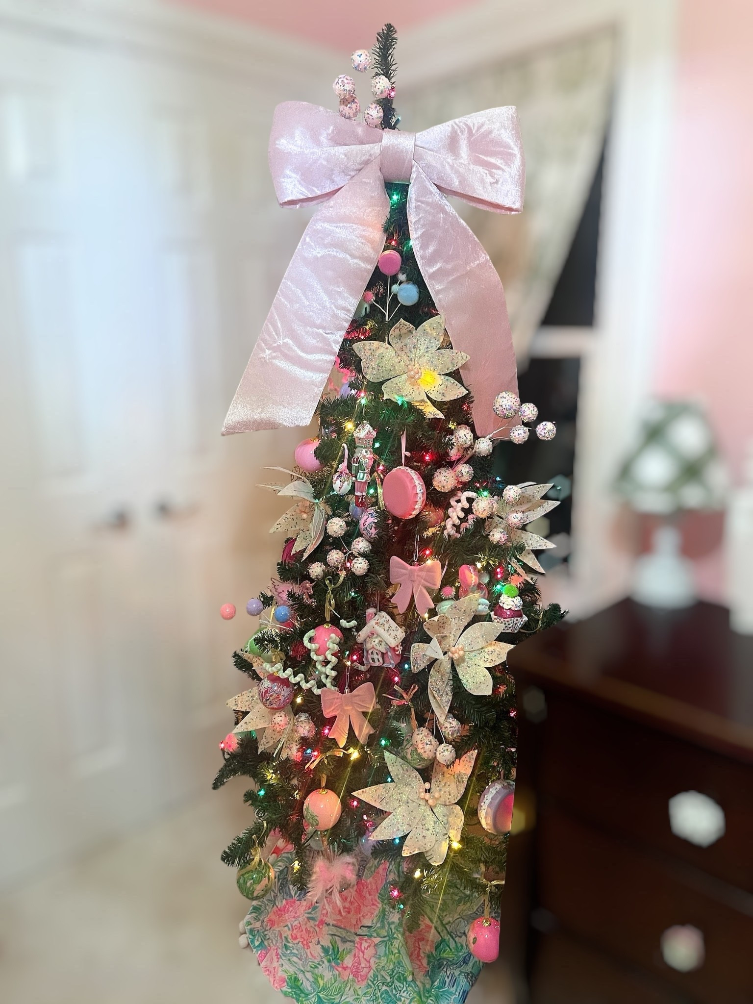 Caroline’s Candyland Christmas Tree 🍭🎀✨ We did a full pastel + gingerbread theme this year and it turned out even sweeter than I imagined! I used a small pre-lit tree and filled it with candy sprinkle poinsettias, clay candy ornaments, gingerbread houses, pastel bulbs, and the cutest cake pop & peppermint picks. The oversized pink satin bow on top is the moment 💗 Perfect for playrooms, bedrooms, nurseries, or anyone who loves a whimsical + girly Christmas vibe.

Everything is linked here — all super affordable & most from Walmart + Amazon 🎄🍬

⸻


pastel christmas tree decor, candyland christmas decorations, girl’s christmas bedroom tree, pink christmas decor ideas, gingerbread girl christmas theme, candy themed holiday tree, toddler room christmas ideas, pastel holiday ornaments amazon, affordable christmas tree topper bow, whimsical christmas tree decorating, sprinkle poinsettia picks walmart, candy cane holiday decor aesthetic, girly christmas inspiration, colorful christmas tree styling, playroom holiday decor ideas, mini christmas tree for kids room


#LTKHome #LTKHoliday #LTKKids