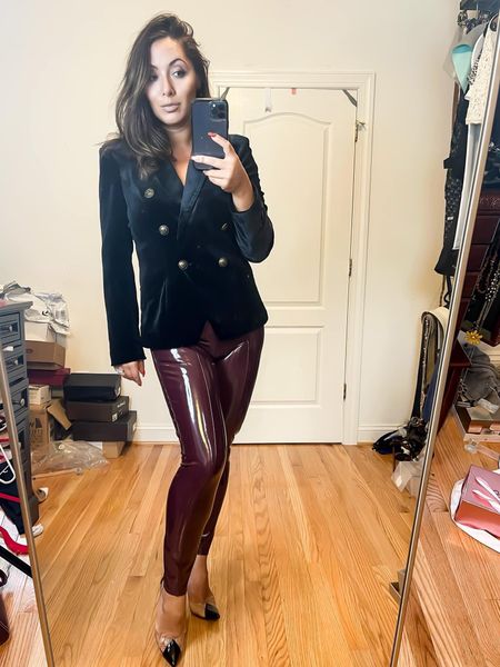 These patent faux leather leggings are only $55 now! Cheapest they ever been at 50% discount! Do not miss! 

#LTKstyletip #LTKsalealert #LTKfindsunder100