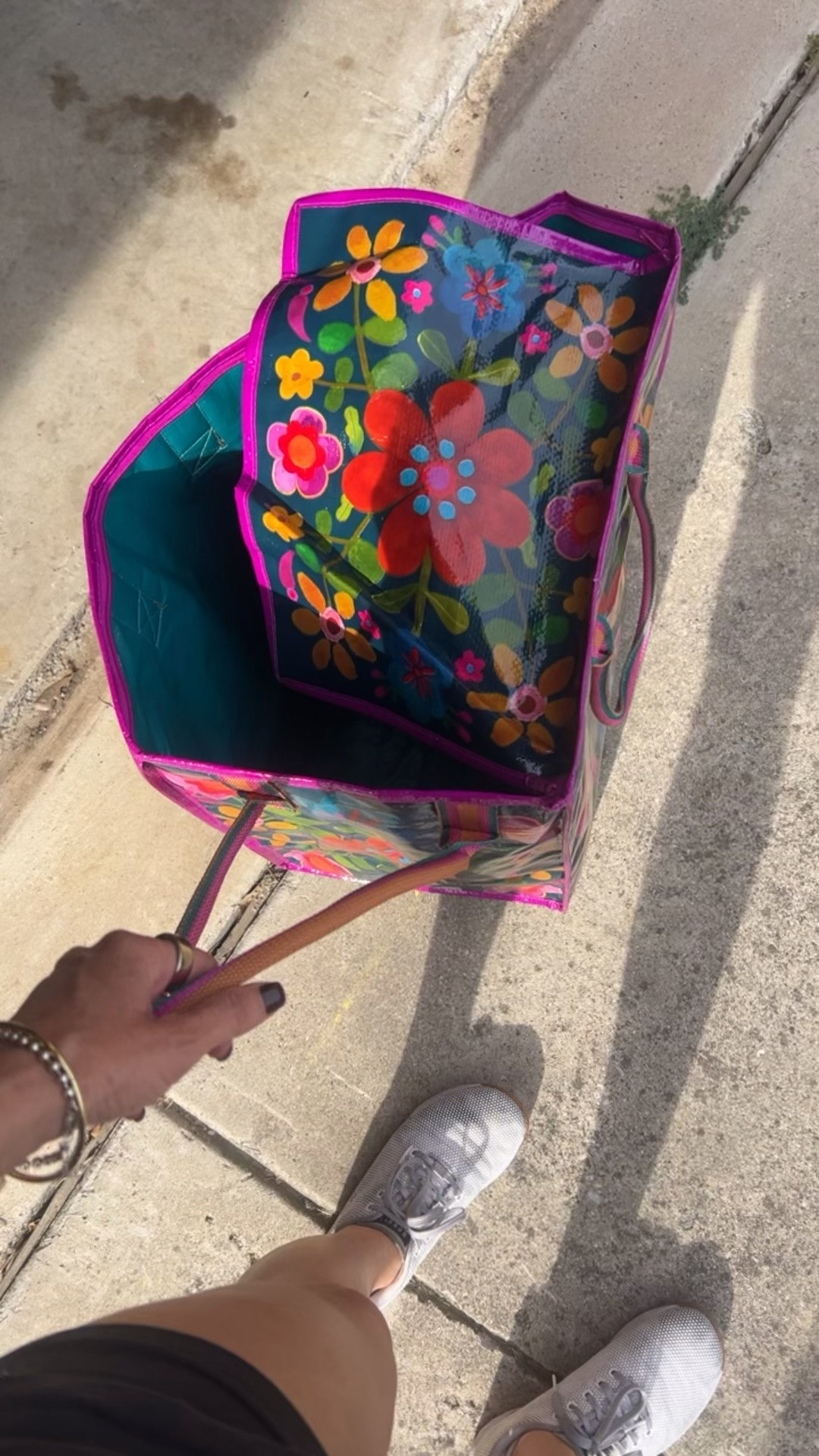 Rolling bag.