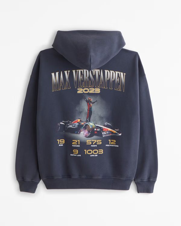 Men's Oracle Red Bull Racing Graphic Popover Hoodie | Men's Tops | Abercrombie.com | Abercrombie & Fitch (US)