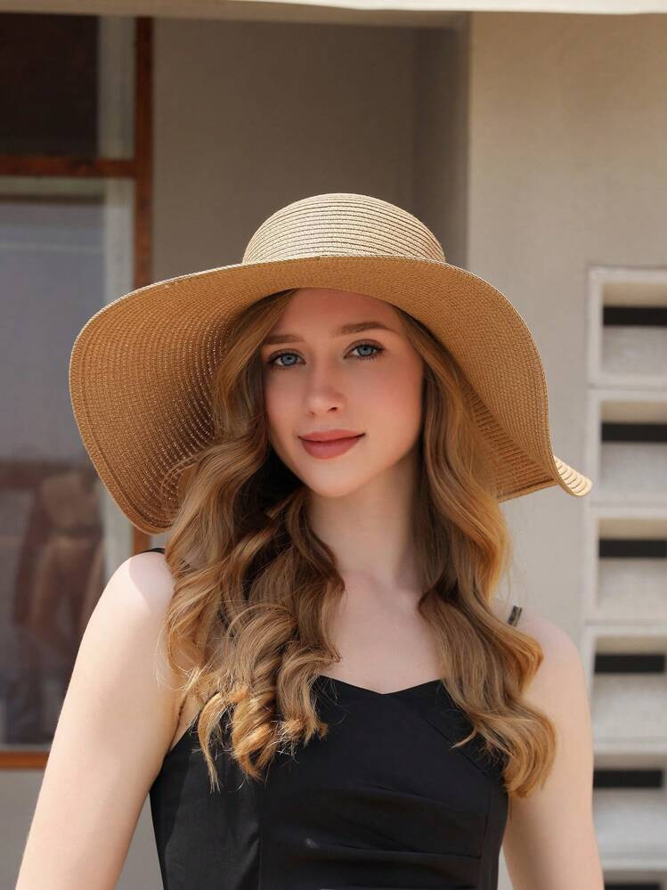 Bow Tie Straw Hat Boho | SHEIN