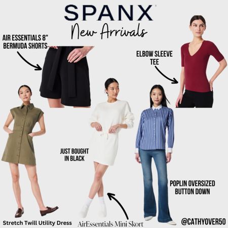 Spanx new arrivals!
#spanx
#airessentials
#shorts
#skorts
#dress
#stripedblouse
#spanxplus
#plussize
#petiteover50
#ltkover50