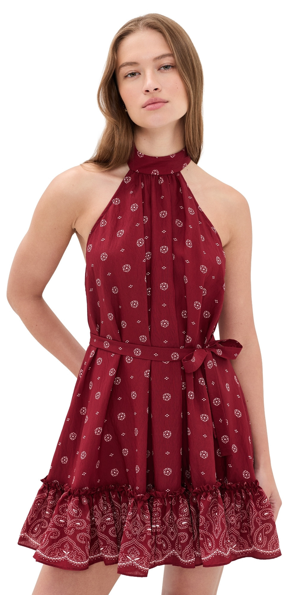 Devon Windsor Selma Dress Merlot L | Shopbop