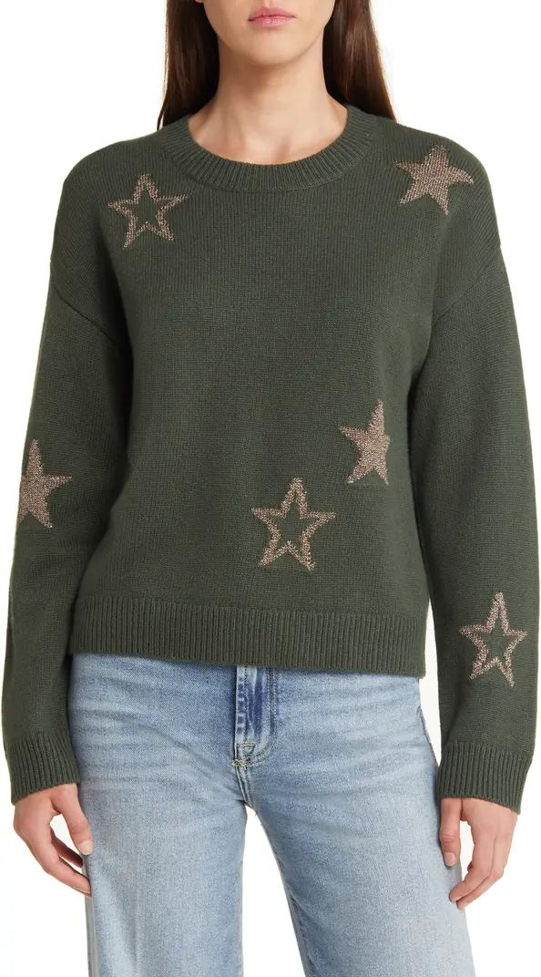Perci Intarsia Star Crewneck Sweater | Nordstrom