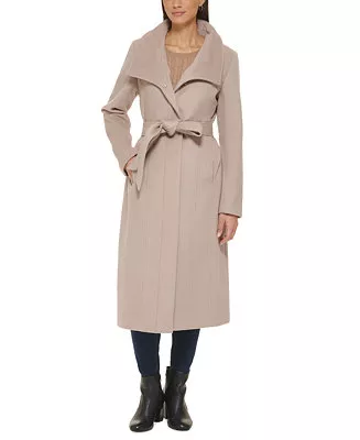 Macys cole haan deals wrap coat