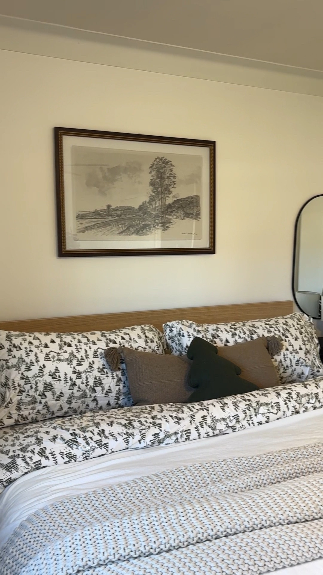 Bedroom is decorated for Christmas ✨🎄

I added a nostalgic little tree on my dresser, a pencil tree in the corner, and the cutest Christmas sheets to pull it all together. Going for that nostalgic, traditional Christmas vibe this year. 🤍

Small bedroom, neutral bedroom inspo, Christmas bedroom styling, Christmas bedroom decor, Christmas inspo, Christmas decor, traditional Christmas decor, nostalgic Christmas, small home inspo 

#LTKFindsUnder50 #LTKHoliday #LTKHome