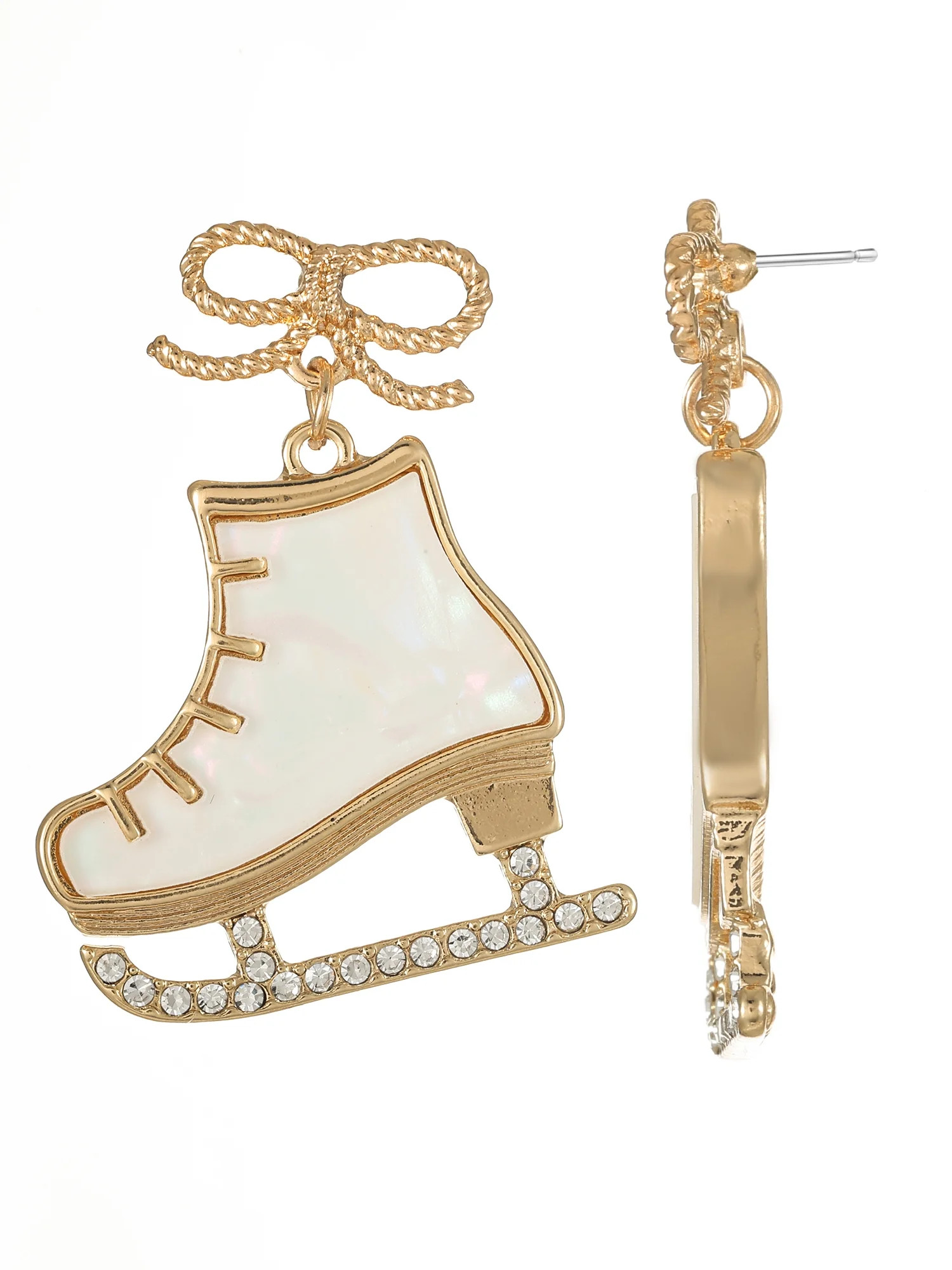 Holiday Time Ice Skate Earrings, 1 Pair | Walmart (US)