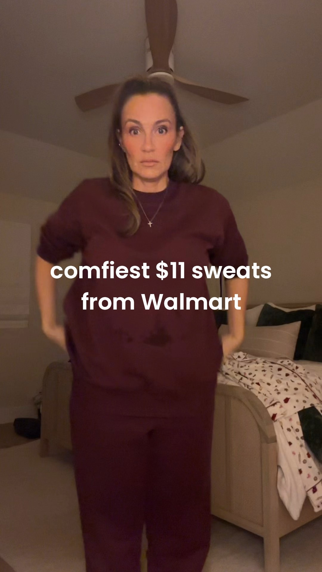 Comfiest $11 sweats from Walmart. Wearing size Medium in top and Small in bottoms. Come in multiple colors. Great Christmas gift iChrist

#LTKmomlife #LTKGiftGuide #LTKHoliday