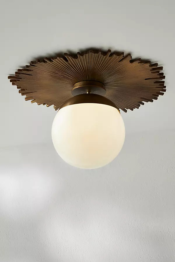 Starburst Flush Mount By Anthropologie in Brown | Anthropologie (US)