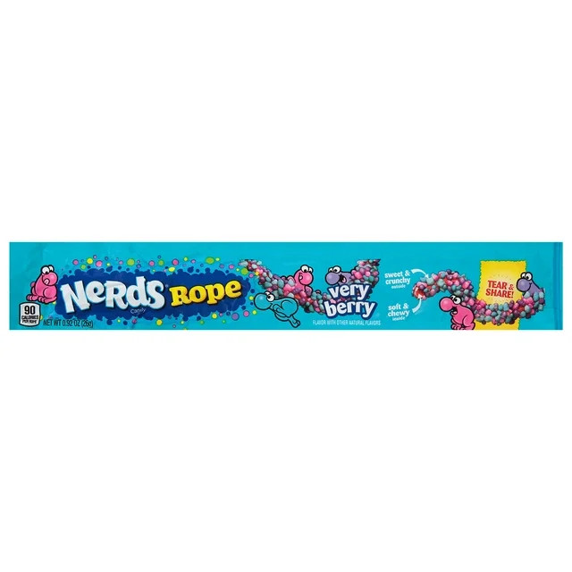 Nerds Rope Gummy Candy Very Berry, .92oz | Walmart (US)