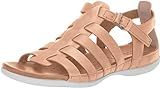 ECCO Women's Flash Strappy Sandal, powder/dune/rose dust, 6-6.5 | Amazon (US)