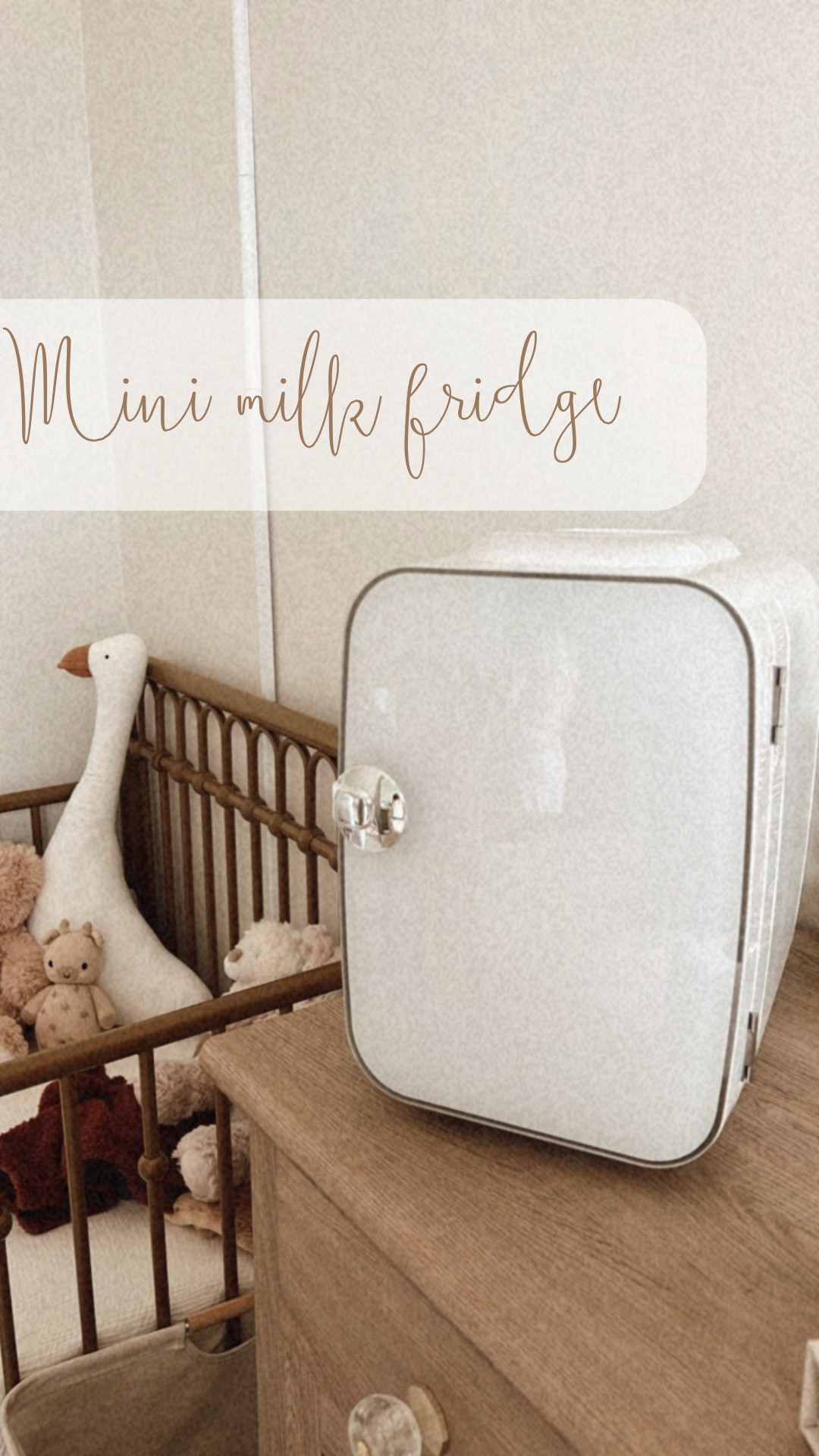 Mini milk fridge 🍼🍼🍼