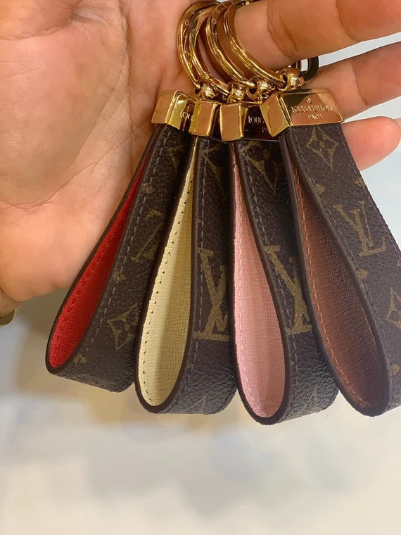 Louis Vuitton Keychain, Louis Vuitton Key Pouch, Recycling Lv Key Pouch, Lv Coin Purse, Lv Key Po... | Etsy (US)