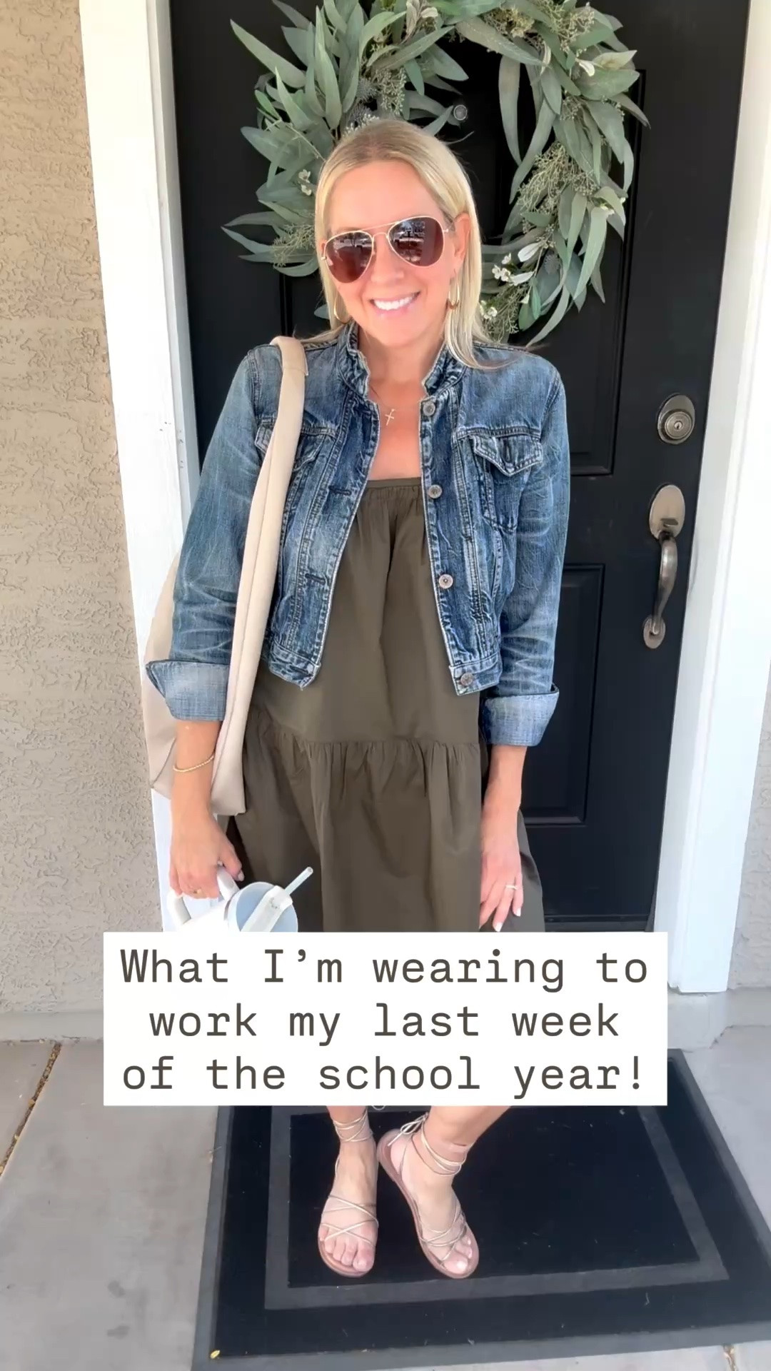What I’m wearing to work as a school psych the last week of the school year! 

This little swing dress is the perfect spring/summer piece…lightweight, roomy, & 
comfortable! It even has pockets! 

I’m wearing a size XS as this dress runs a little big. It comes in multiple sizes & colors and is on SALE for under $20 @oldnavy now!