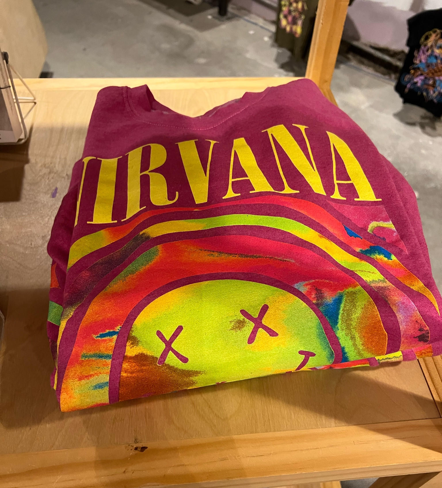 Nirvana smile overdyed sweatshirt 
Urban outfitters 
Graphic 
Graphic sweatshirt 
Band 
Band sweatshirt 
Gift guide 
Summer 
Fall 
Winter 
Spring 
Pink 
Smiley face 
Back to school 
Ootd 
Casual 
Comfy 


#LTKBacktoSchool #LTKSeasonal #LTKunder100