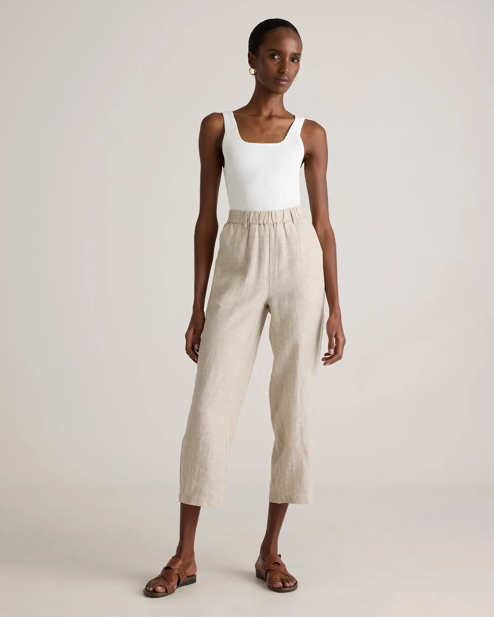 100% European Linen Pants in Flax | Quince