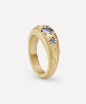 18ct Gold Anchored Forever Ring | Liberty London (UK)