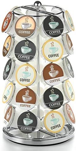 Nifty Coffee Pod Carousel – Compatible with K-Cups, 35 Pod Pack Storage, Spins 360-Degrees, Laz... | Amazon (US)