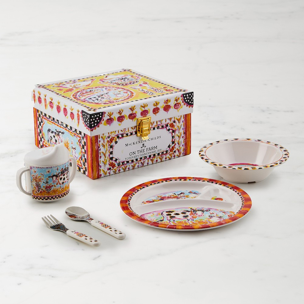 MacKenzie-Childs On The Farm Toddler's Dinnerware Set | Williams-Sonoma