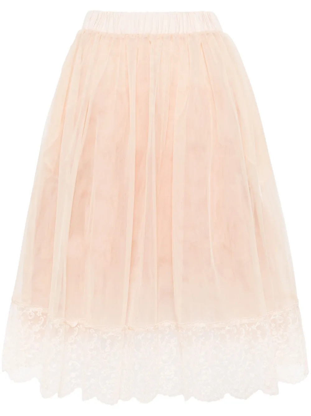 Simone Rocha 레이스 트리밍 튤 미디 스커트 - Farfetch | Farfetch Global