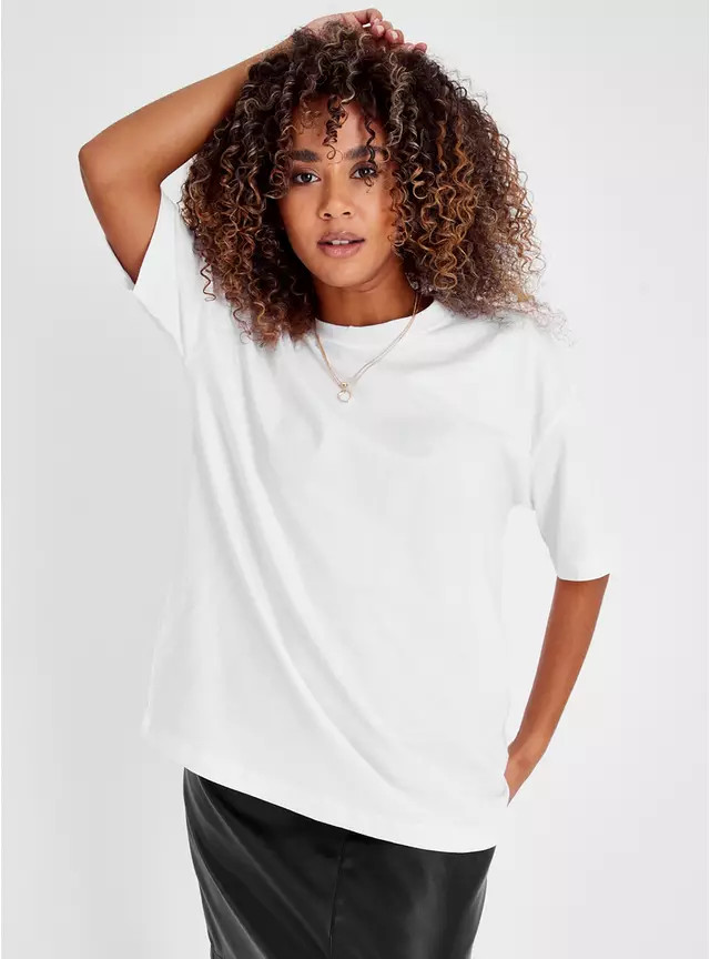Buy White Oversize T-Shirt 24 | T-shirts | Tu | Tu Clothing