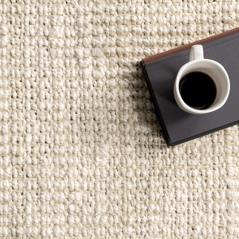 Karmine Jute Runner Rug for Dining Room Living Room Entryway Hallway Kitchen, Off White | Wayfair North America