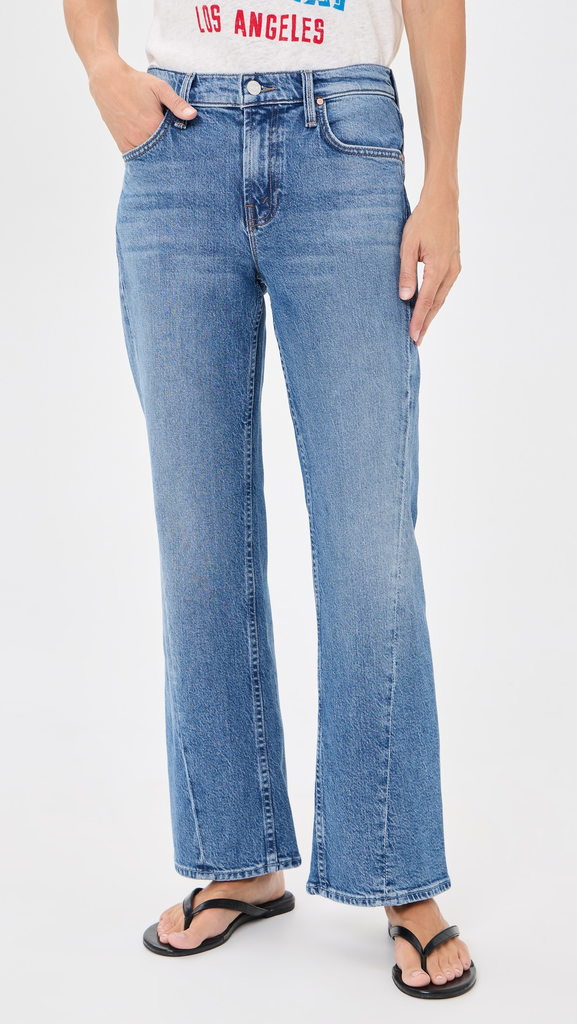 MOTHER Petite Lil Bookie Twist Skimp Jeans Just An Animal 26 | Shopbop