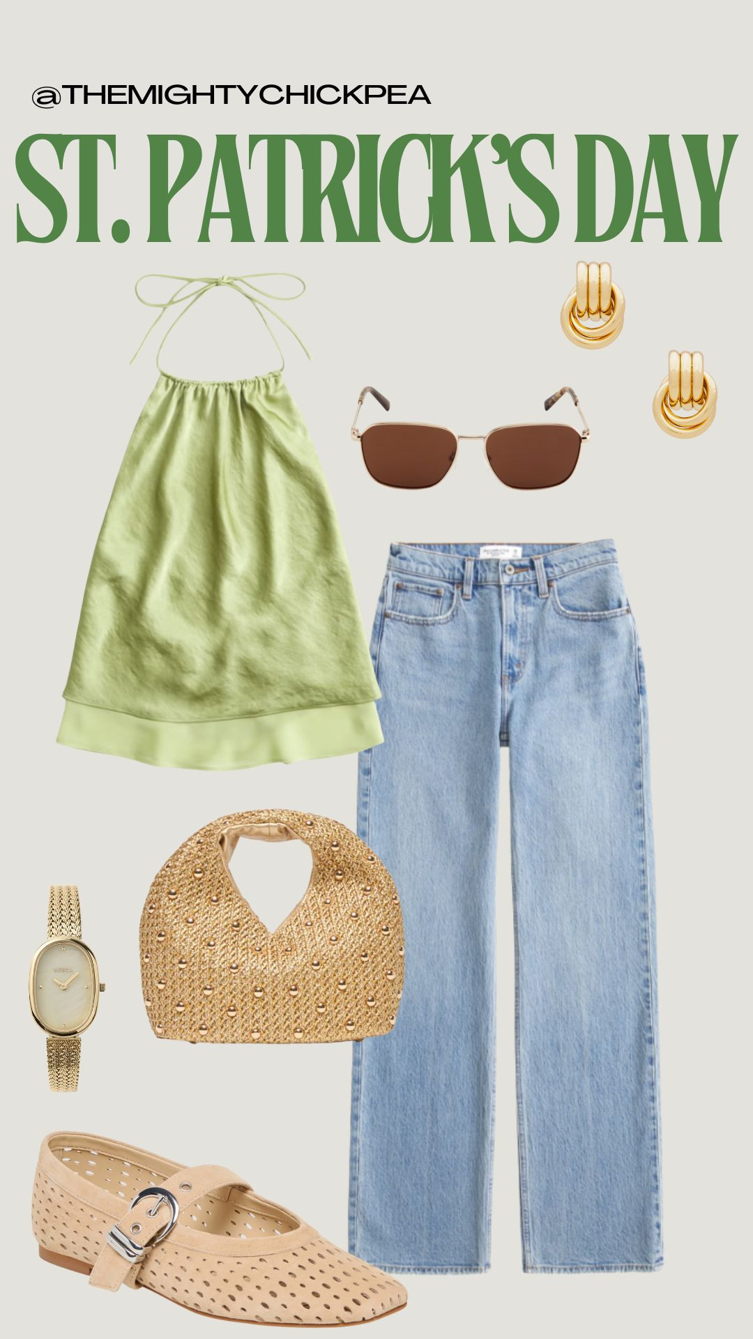  St Patrick’s Day Outfit with accessories!

Spring outfit, green outfit, green top, spring tops, spring clothes, spring outfit ideas

 

#LTKSaleAlert #LTKSpringSale #LTKootd