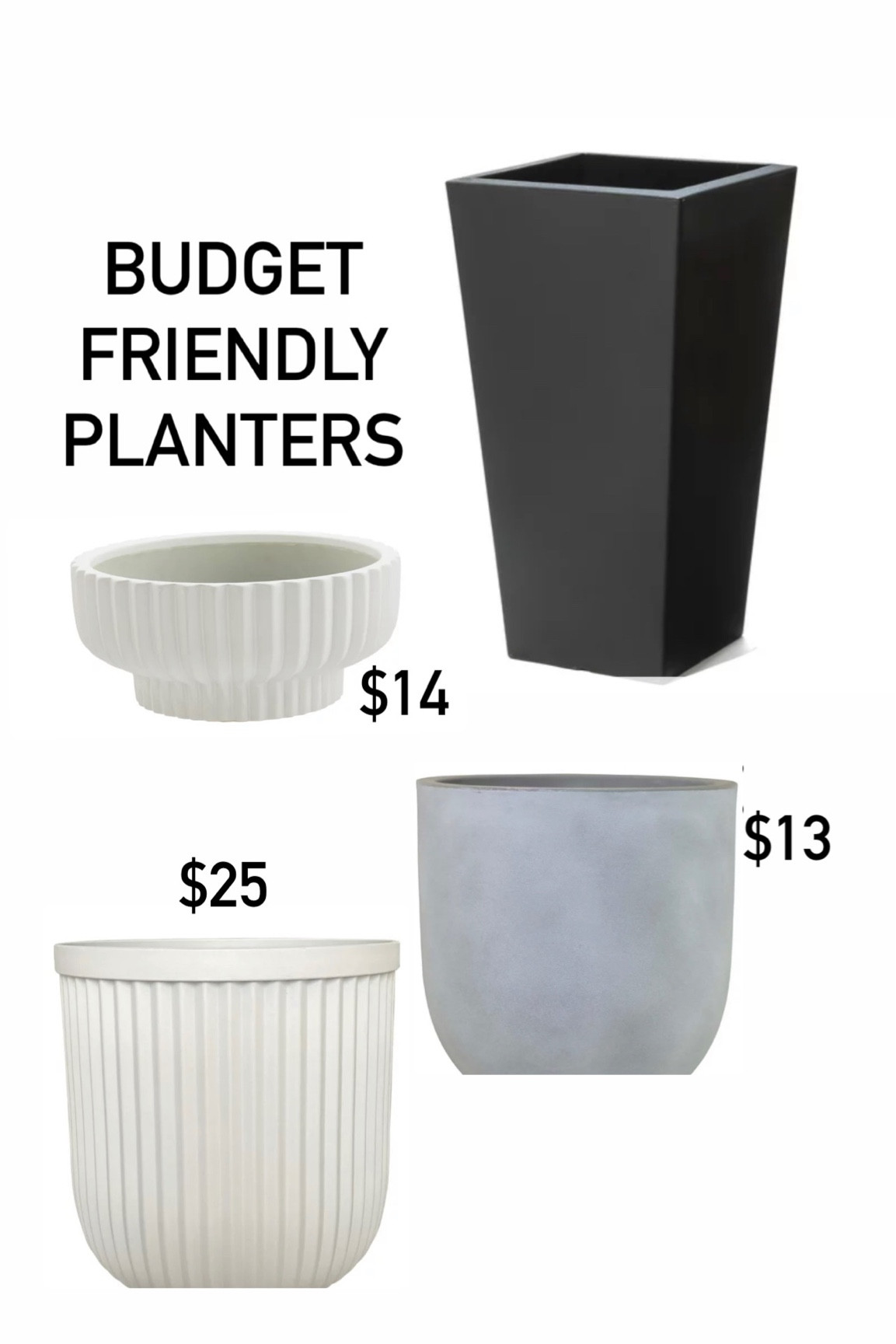 Walmart planters for the win 
Flower pots

#LTKhome #LTKSeasonal #LTKunder50