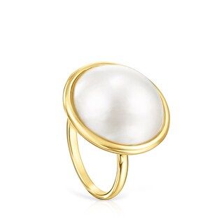 Gold Ring with 51/100 Pearl Avalon | TOUS USA