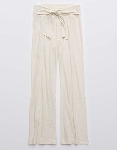 Aerie Ribbed Wide Leg Pant | American Eagle Outfitters (US & CA)