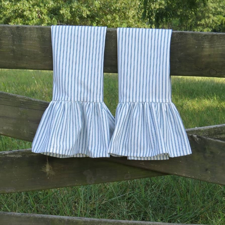 Decorative Kitchen Towel Pair Cute Kitchen Towel Handmade Kitchen Towel Perfect for Gifts 3 Color... | Amazon (US)