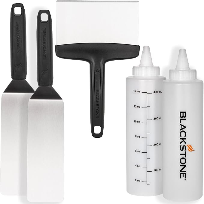 BLACKSTONE Hamburger Griddle Spatula – Stainless Steel Metal Flipper for Pancake, Smash Burger,... | Amazon (US)