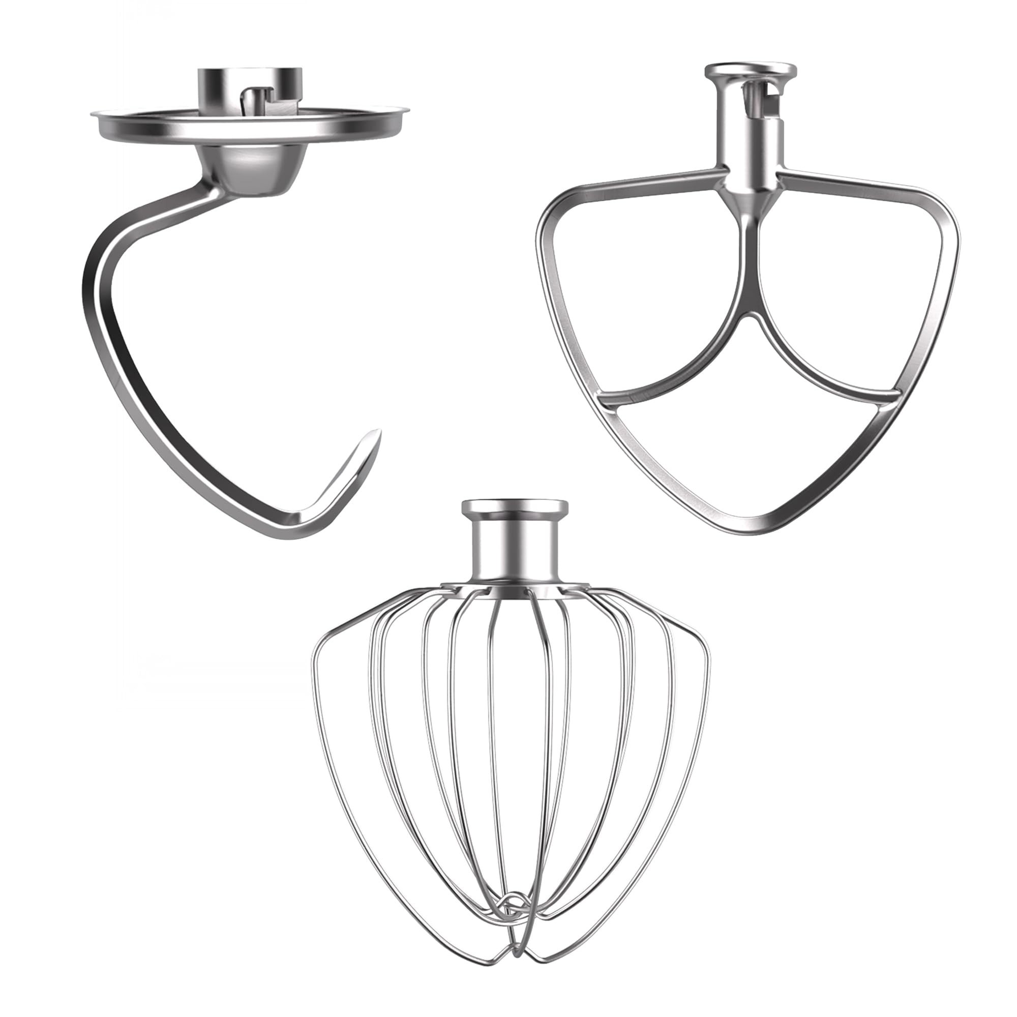 3-Piece Stainless Steel Mixer Attachment Kit for KitchenAid 4.5/5 QT Tilt-Head Mixers, K45WW Wire... | Amazon (US)