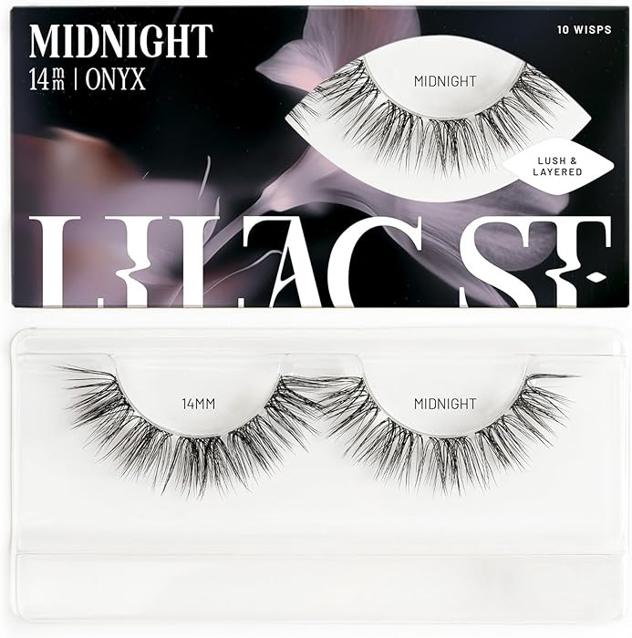 Lilac St - Midnight Dramatic Faux Eyelash Clusters (14mm) - Dark & Lush - DIY Lash Extension Wisp... | Amazon (US)