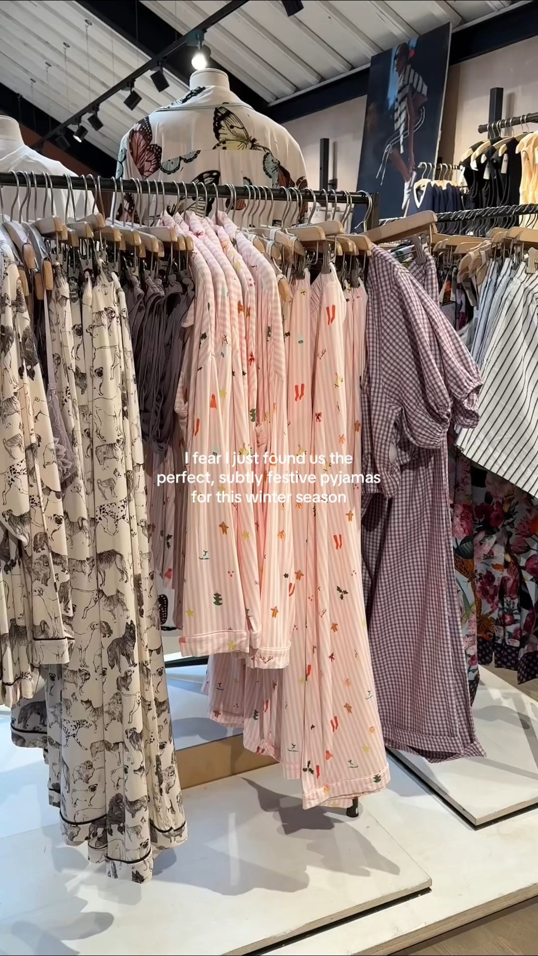 The most perfect, subtly festive pyjamas!