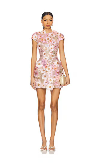 Jasmine Mini Dress in Pastel Pink Multi | Revolve Clothing (Global)