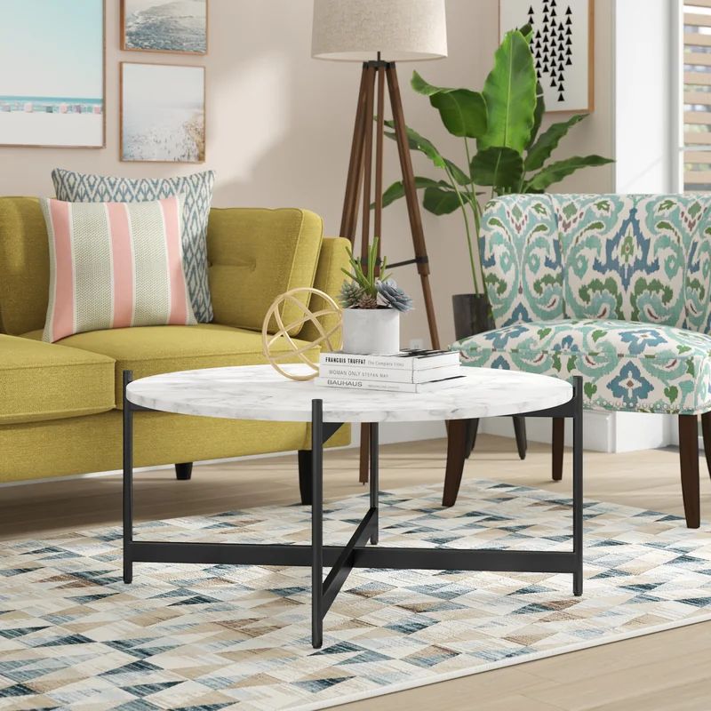 Belynda Cross Legs Coffee Table | Wayfair North America