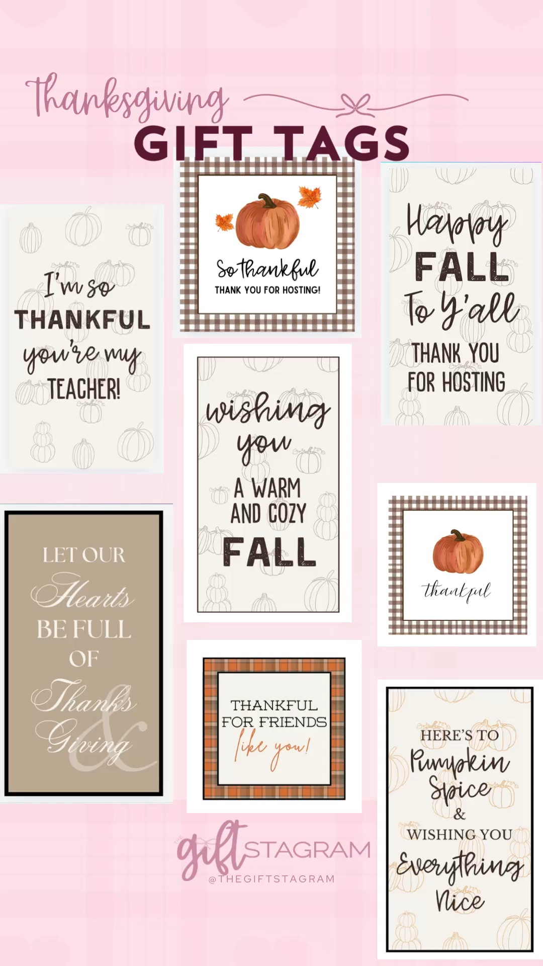 Thanksgiving Gift Tags! These digital downloadable prints are so convenient & perfect for gifting this Thanksgiving! Follow along for Thanksgiving hostess gitt ideas & more🤎🍁🧡🍂

#LTKHoliday #LTKGiftGuide #LTKSeasonal
