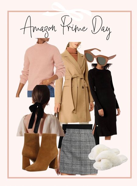 Amazon Prime Day. Fall fashion. Amazon fashion. Wrap coat. Suede ankle boots. Pink sweater. Sweater dress. Plaid mini skirt. 
.
.
.
… #amazonprimeday #finditonamazon #primeday #fallfashion 

#LTKstyletip #LTKunder100 #LTKSeasonal