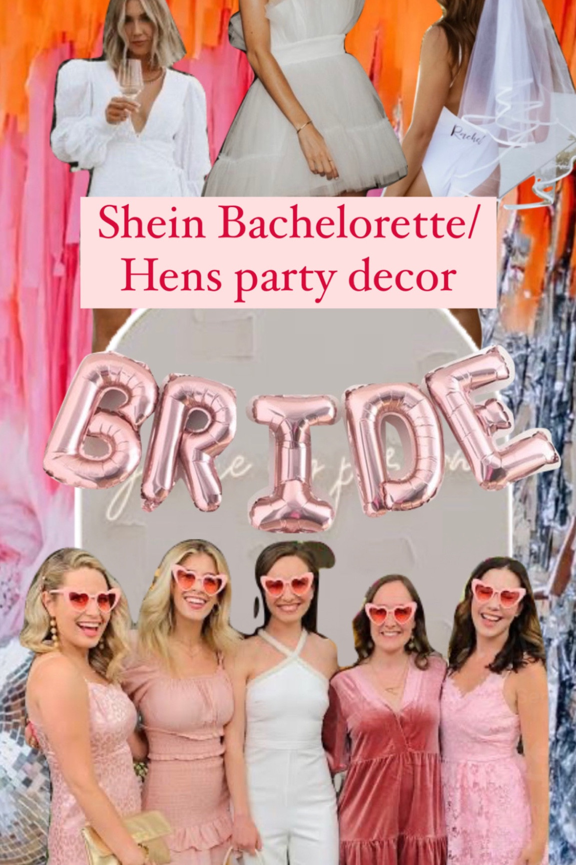 Shein bachelorette/ hens party decor! Lots of pink hens party accessories and decor 

#LTKhome #LTKaustralia #LTKwedding