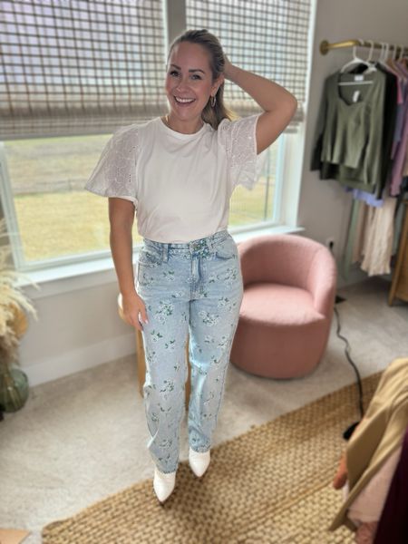 The most STUNNING pair of spring denim jeans for under $30 🌸👖

Regan @bloomingnest shared these & I knew I had to have them! I am wearing a size 8 (size down, they run big) in these light blue relaxed straight jeans from Target! I paired them with a white eyelet sleeve top (size Large) from Target! 


#sharewhatyouwear #getintothisstyle #stylevibes #reallifeandstyle #whowhatwear #realoutfitgrwm #midsizedenim #denimlove #target @target @targetstyle

#LTKstyletip #LTKfindsunder50 #LTKmidsize