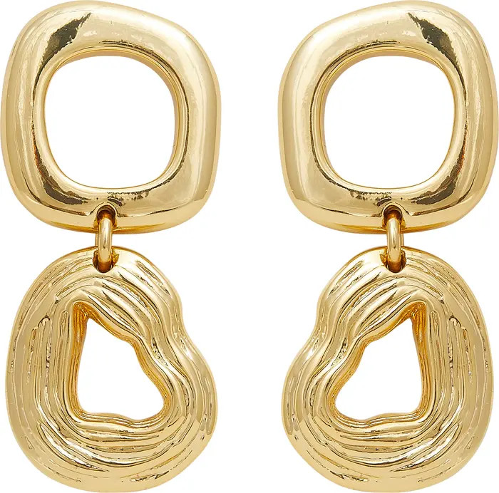 Petit Moments Emma Double Hoop Drop Earrings | Nordstrom | Nordstrom