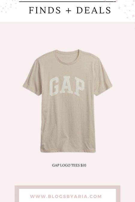 Gap logo tees on sale $10!! Adult kids and toddlers daily deals and finds 

#LTKstyletip #LTKFind #LTKsalealert